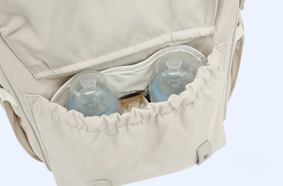 Interelements Baby Wickeltasche – Wasserdichter 2-Schicht Rucksack für Mütter