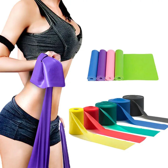 Interelements Elastic Resistance Bands – Ideal für Yoga, Pilates & Fitness-Training zu Hause