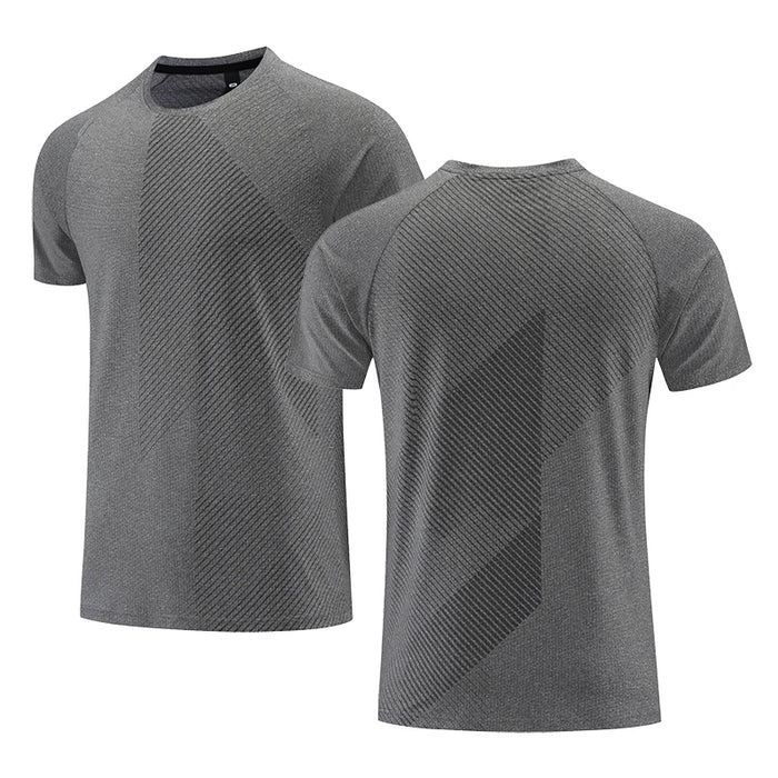 Interelements Atmungsaktives Quick-Dry Herren-Laufsportshirt – Ideal für Fitness, Training und Freizeit