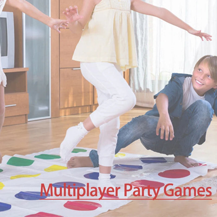 Interelements Twist Game – Fun family and party game with movement mat