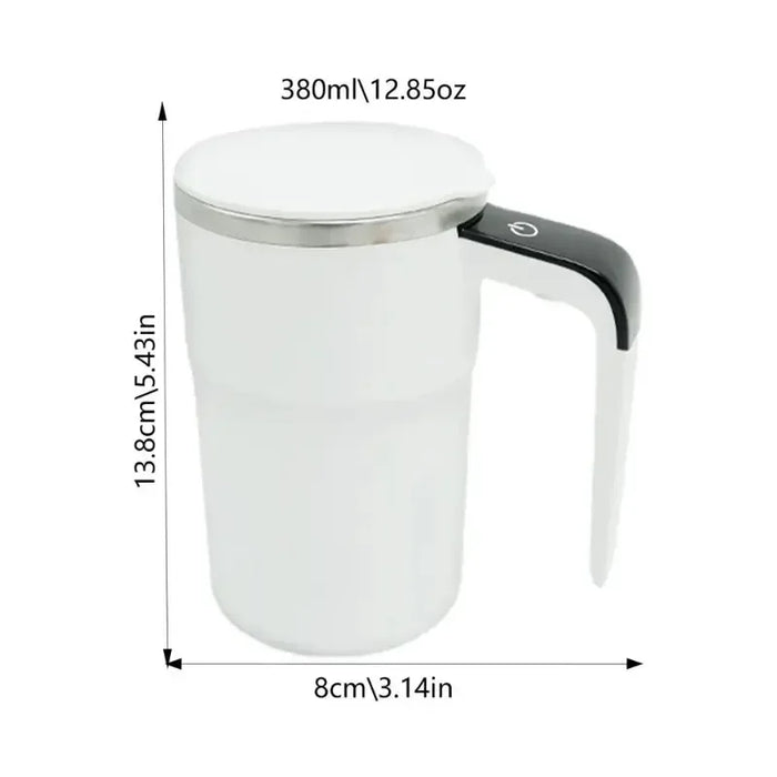 Interelements 380ml Automatische Rühr-Tasse mit LCD-Display – Smart Thermobecher