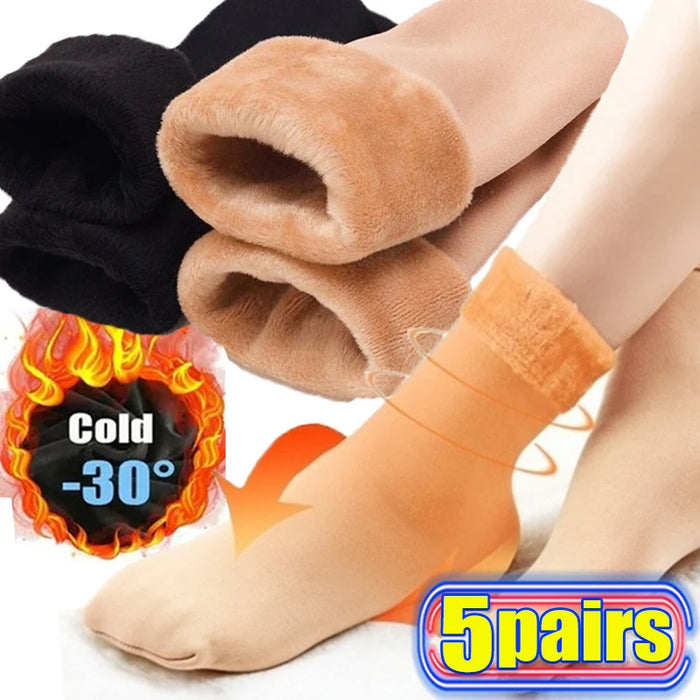 Interelements Winter-Wohlfühl-Socken für Damen – Dicke Kaschmir- und Wollmischung für maximale Wärme und Komfort