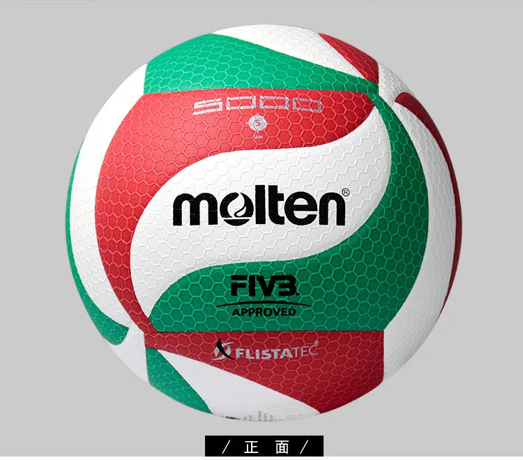 Interelements Molten V5M5000 Volleyball – Standard Größe 5 für Wettkampf und Training, ideal für Schüler und Erwachsene