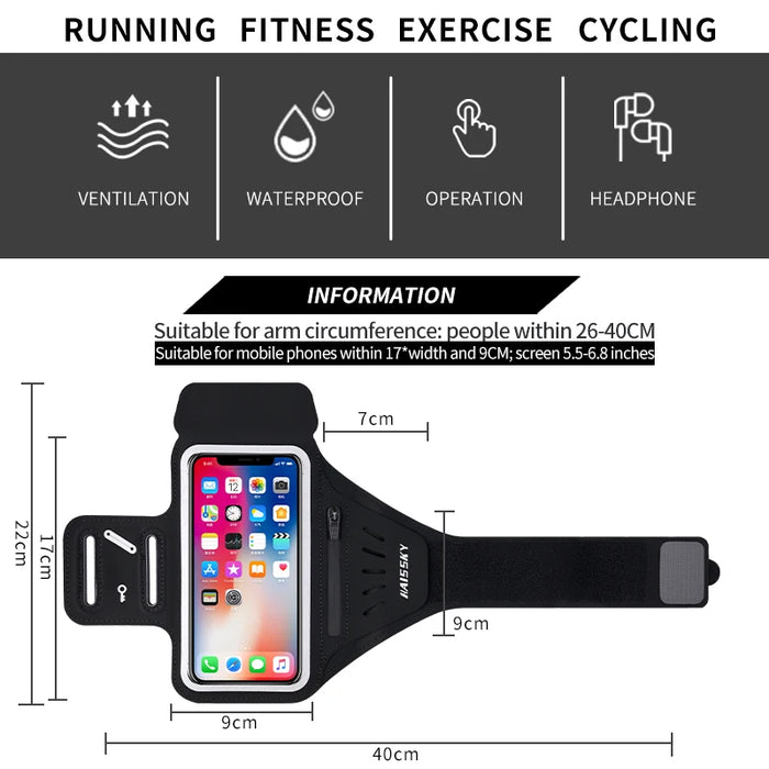 Interelements Praktisches Sport Armband – Sicherer Halt für AirPods & Smartphones!