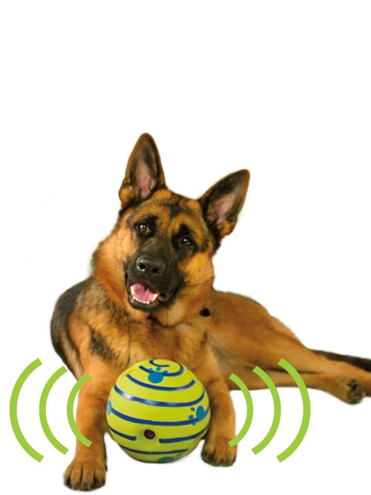 Interelements Wobble Wag Giggle Glow Ball – Interaktives Hundespielzeug mit Spaß-Geräuschen