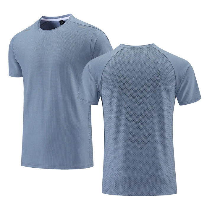 Interelements Atmungsaktives Quick-Dry Herren-Laufsportshirt – Ideal für Fitness, Training und Freizeit