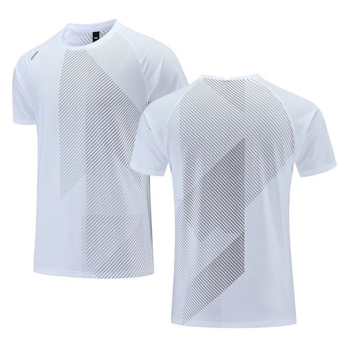 Interelements Atmungsaktives Quick-Dry Herren-Laufsportshirt – Ideal für Fitness, Training und Freizeit