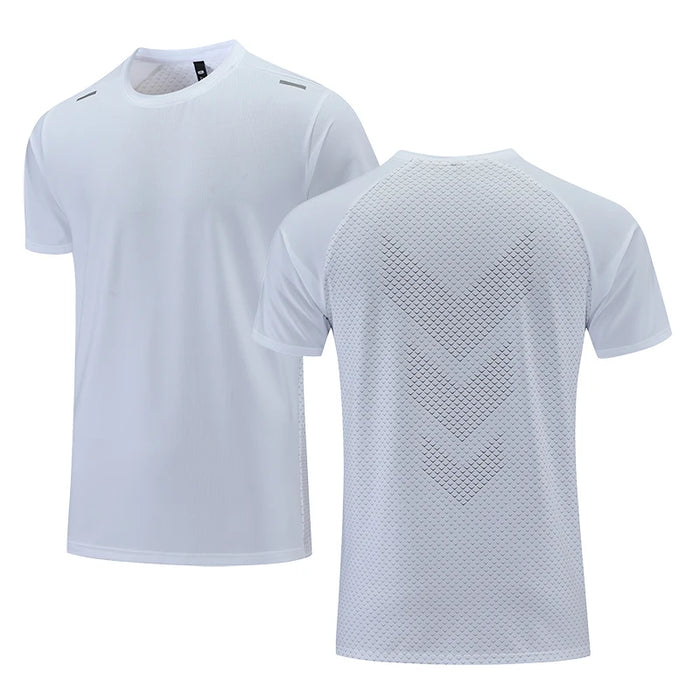 Interelements Atmungsaktives Quick-Dry Herren-Laufsportshirt – Ideal für Fitness, Training und Freizeit