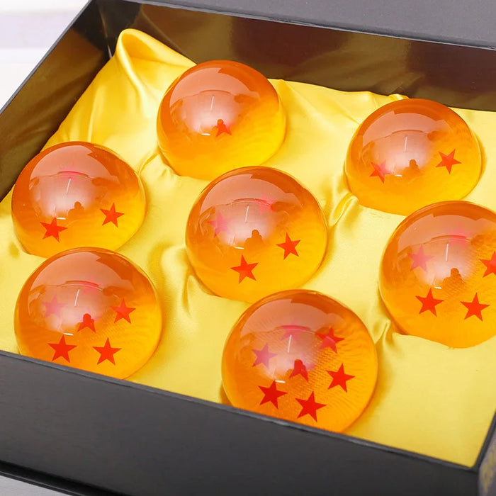 Interelements Dragon Ball Kristallkugeln 7er-Set – Shenron Sammlermodell