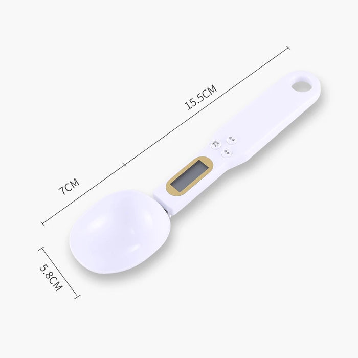 Interelements Practical bowl with precision measuring spoon and LCD display