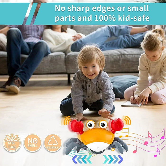 Interelements Dancing Crab Toy for Babies – Crawling Animal with Escape Function