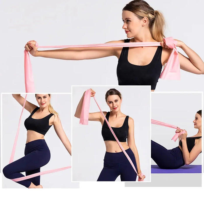 Interelements Elastic Resistance Bands – Ideal für Yoga, Pilates & Fitness-Training zu Hause