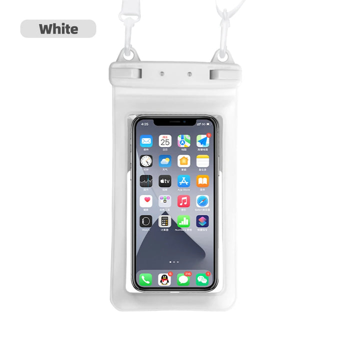 Interelements Wasserdichtes Full-View Handycase – Transparente Schutztasche für Unterwasser, Schnee und Regen, Ideal für große Smartphones