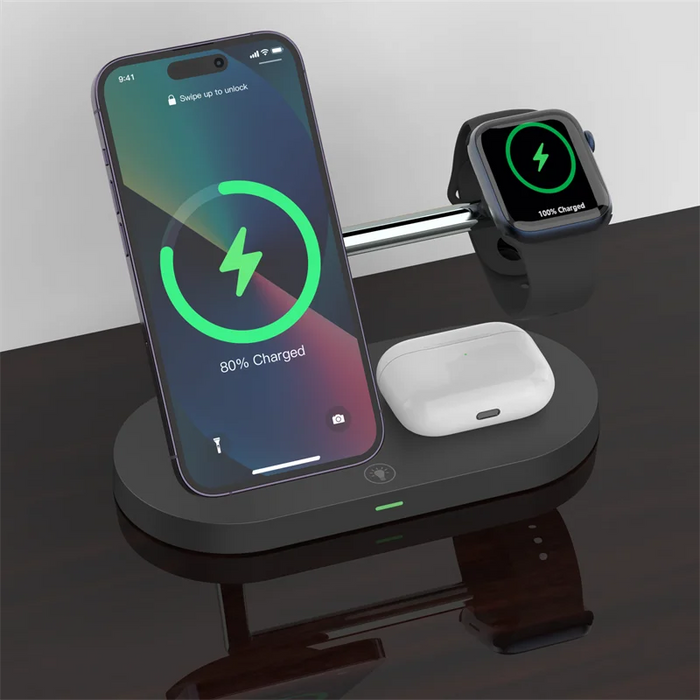 Interelements Snap+ 3-in-1 MagSafe Wireless Charging Stand