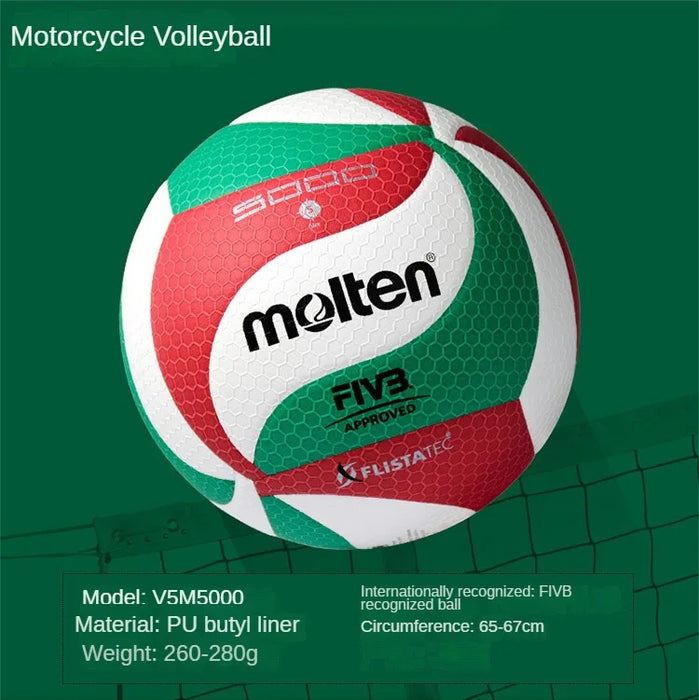 Interelements Molten V5M5000 Volleyball – Standard Größe 5 für Wettkampf und Training, ideal für Schüler und Erwachsene